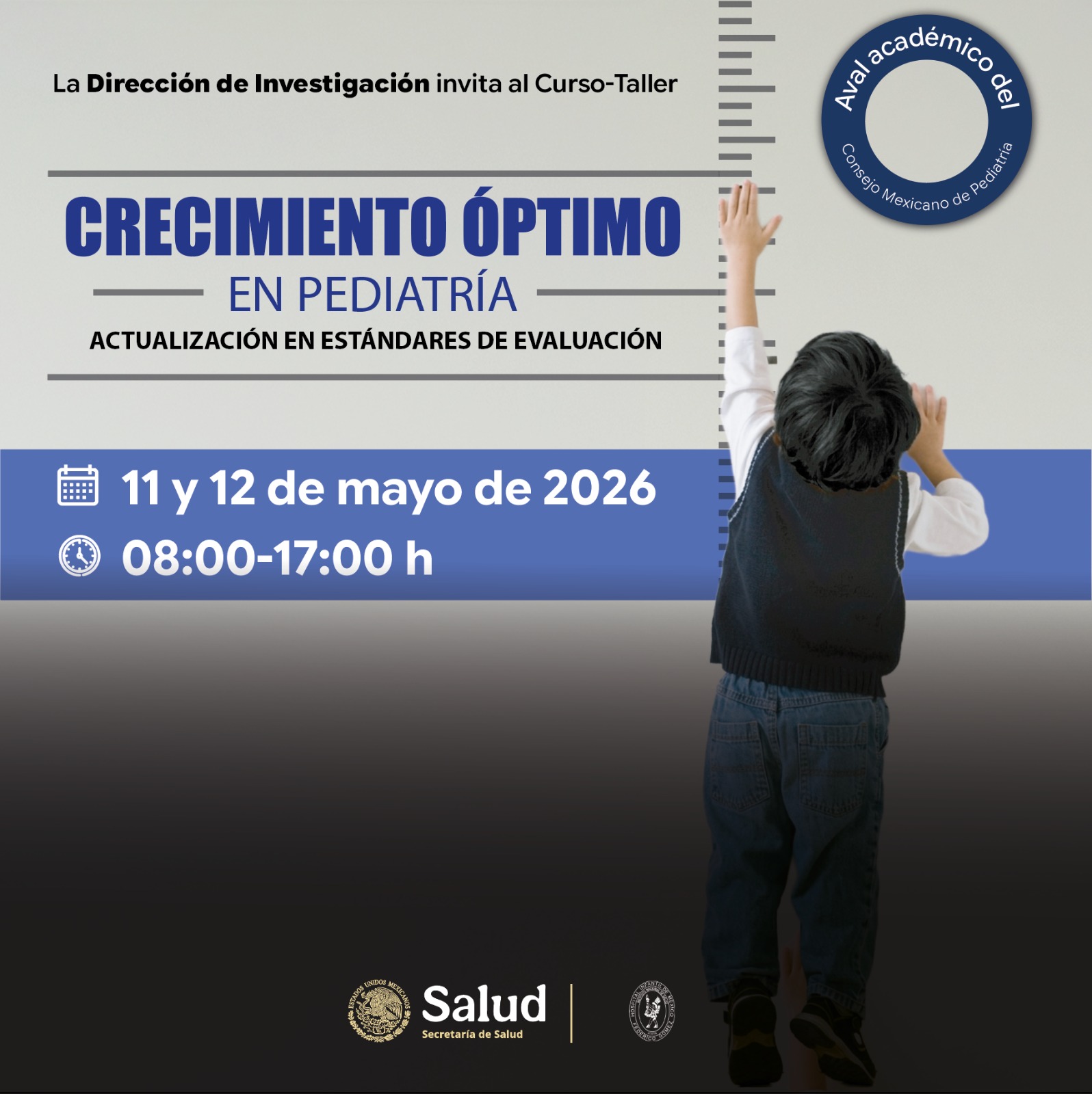 Curso-Taller Crecimiento óptimo en pediatría. Actualización en estándares de evaluación