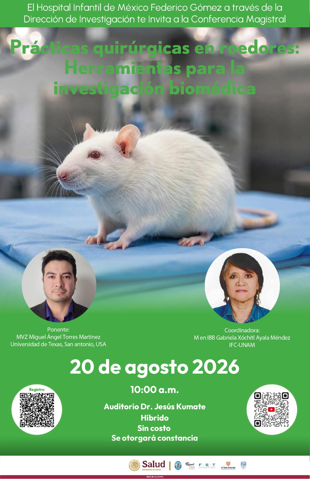 Prácticas quirúrgicas en roedores: Herramientas para la investigación biomédica